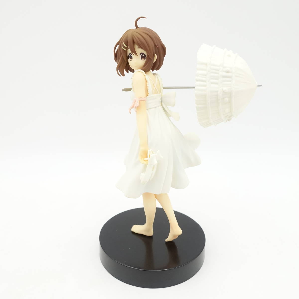 けいおん! 平沢唯 SQフィギュア Yui Hirasawa 白 ワンピース バンプレスト プライズ K-ON! 中古/14127_画像1