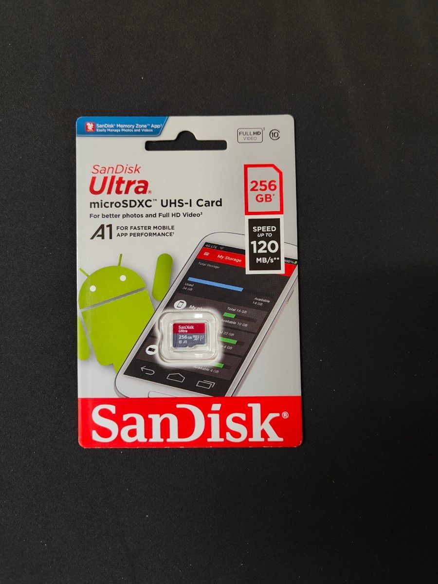 新品未使用 microSD SanDisk Ultra A1 256GB