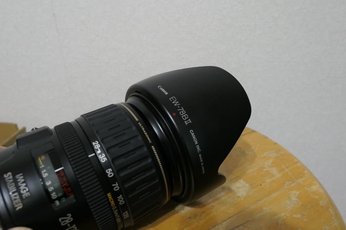 Canon キャノン　EF28-135mm IS　AF 手振れ補正付 高級ズームレンズ 綺麗　もちろん作動品 (MACRO)_画像4