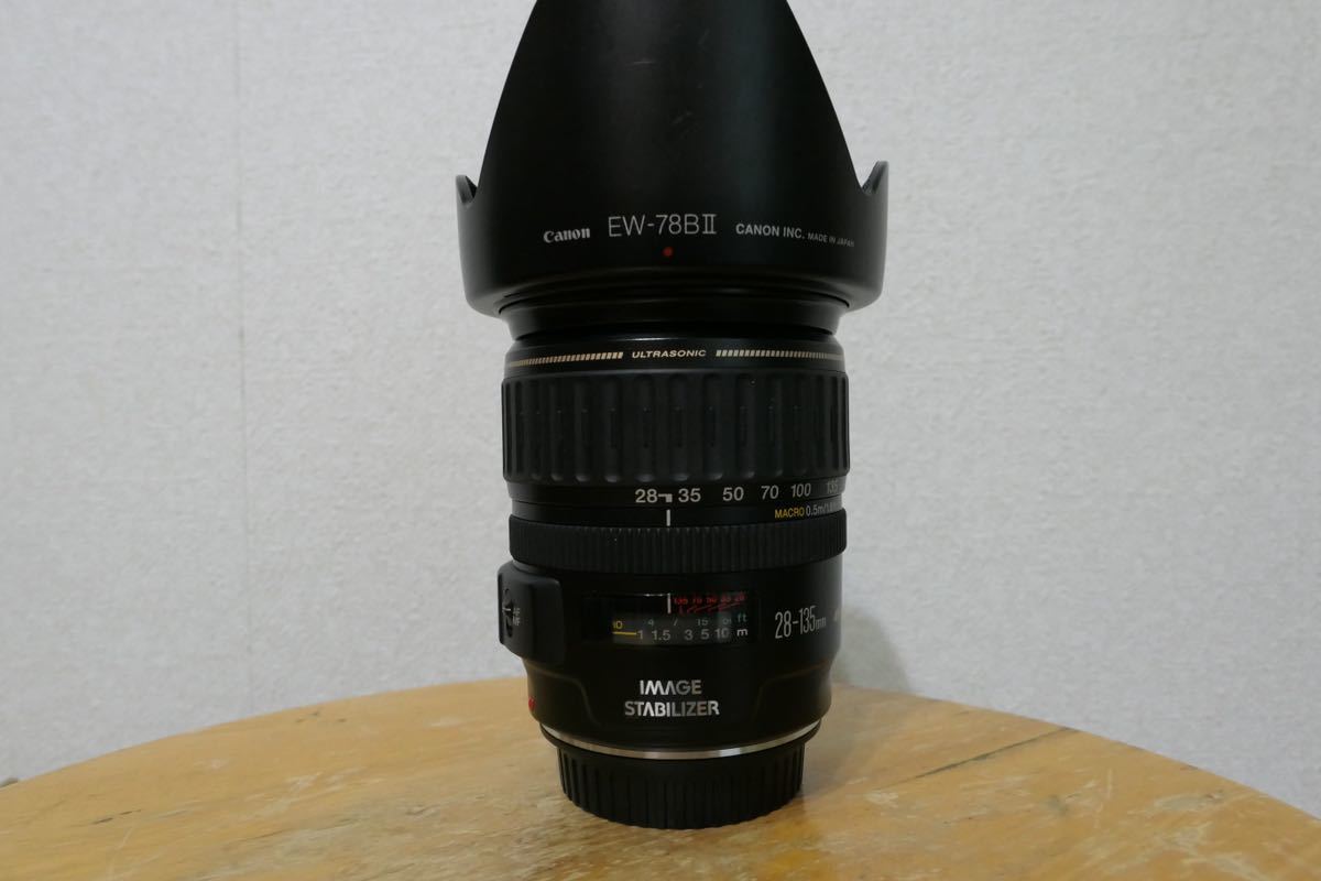 Canon キャノン　EF28-135mm IS　AF 手振れ補正付 高級ズームレンズ 綺麗　もちろん作動品 (MACRO)_画像1