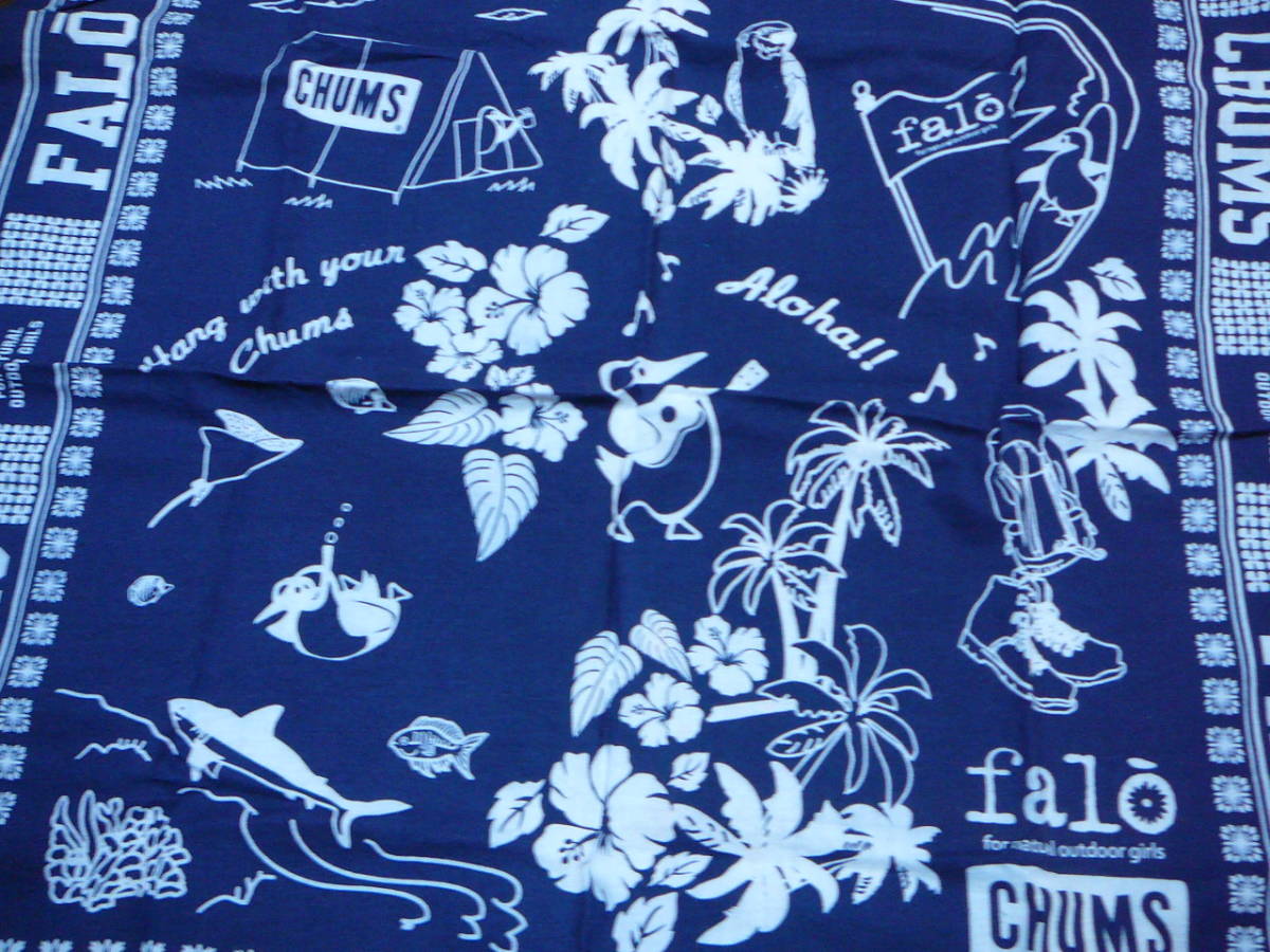  not for sale Chums falo FALO BE-PAL bandana 3 sheets 0 blue ×2 0 red ×1