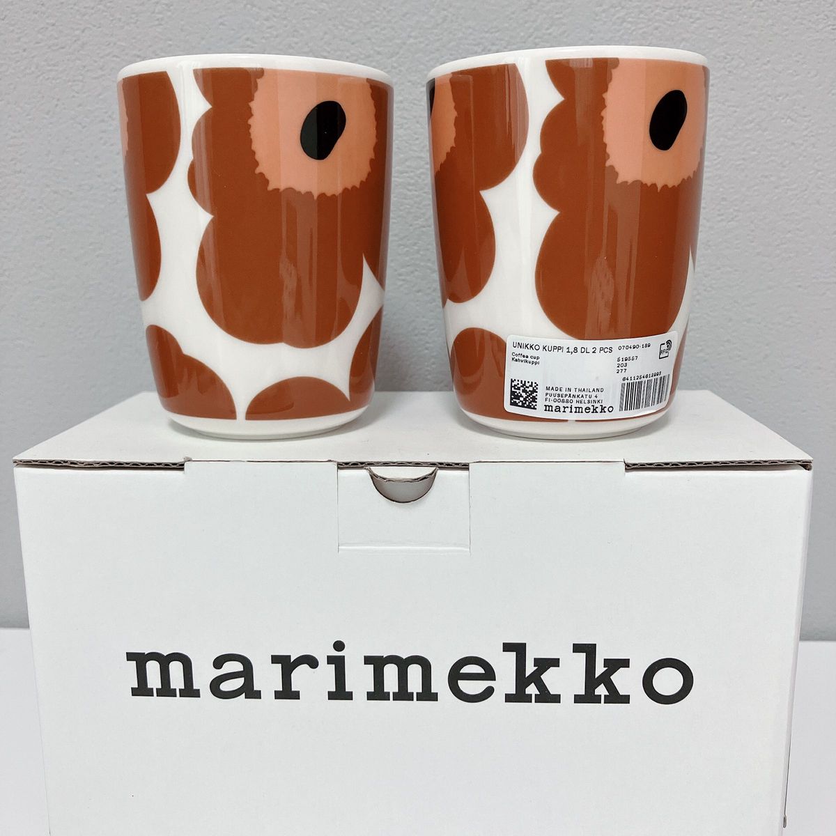 【新品未使用箱付】marimekko OIVA UNIKKO トールカップ2個セット