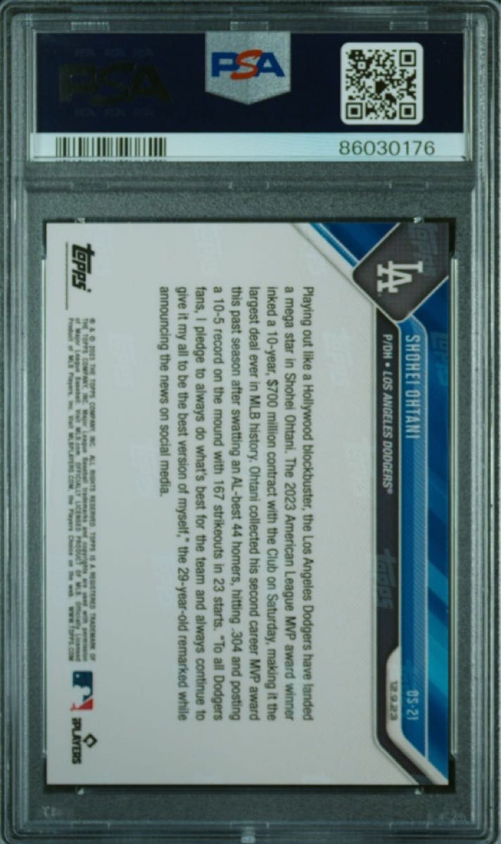  【psa10】【MLB】topps now / Shohei Ohtani / OS21