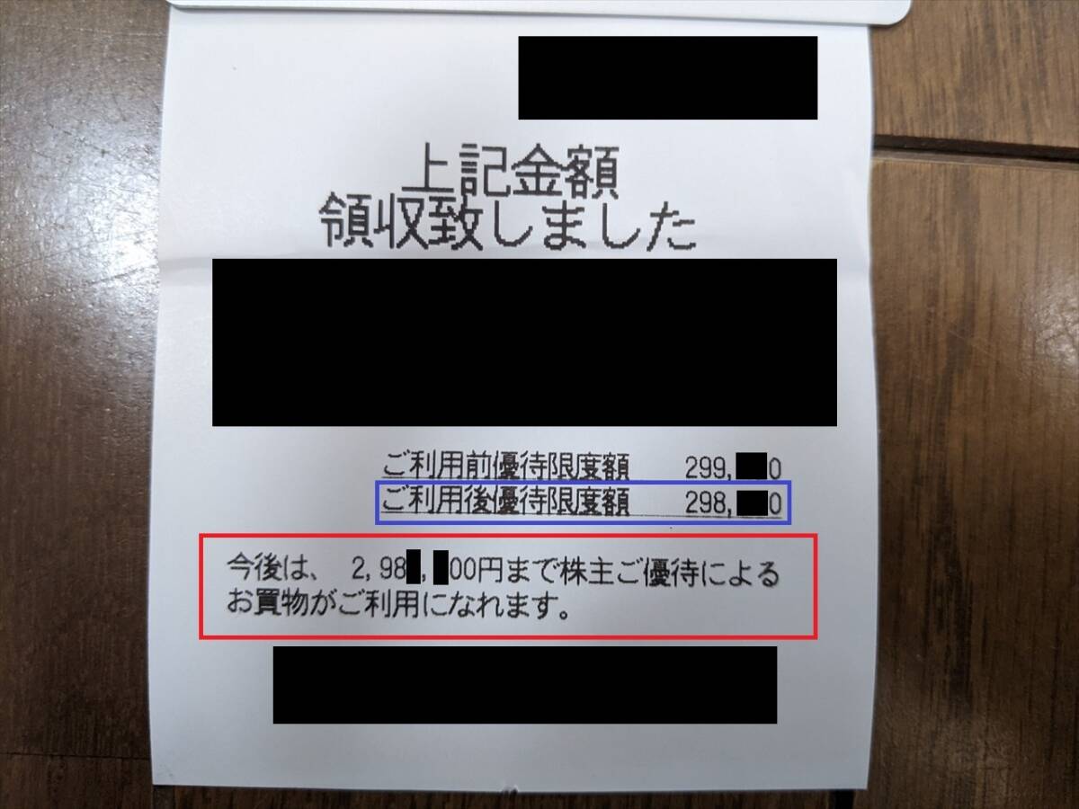 【匿名配送 送料無料】三越伊勢丹　有効期限2024年7月31日　株主優待カード　利用限度額300万円弱 (200万円超)_画像3