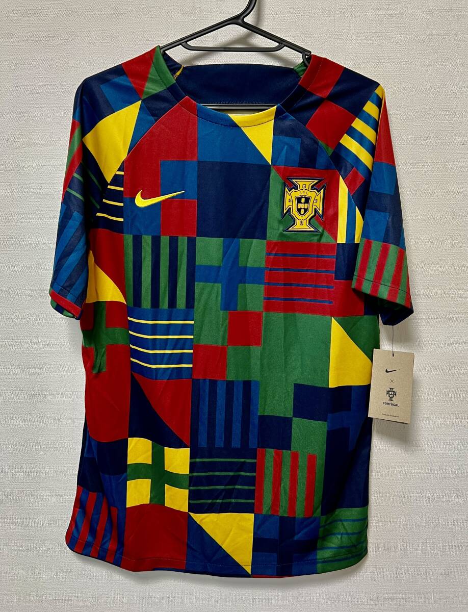 未使用品 ナイキ ポルトガル代表 2022 カタールW杯 ユニフォーム プレマッチシャツ サイズ M_画像1
