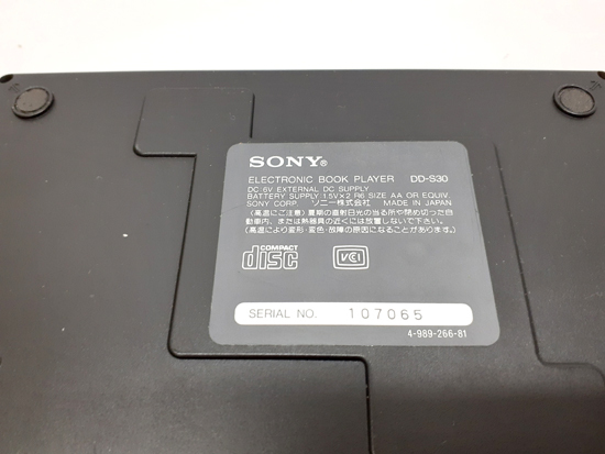  б/у товар SONY электронный книжка плеер DD-S30 DATA DISCMAN Sony данные диск man электронный словарь широкий .. диск есть Sapporo город flat . магазин 