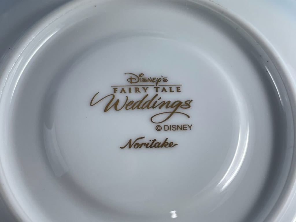 Noritake Disney’s FAIRY TALE Weddings カップ&ソーサー　ノリタケ ティーカップ ペア 食器 _画像6