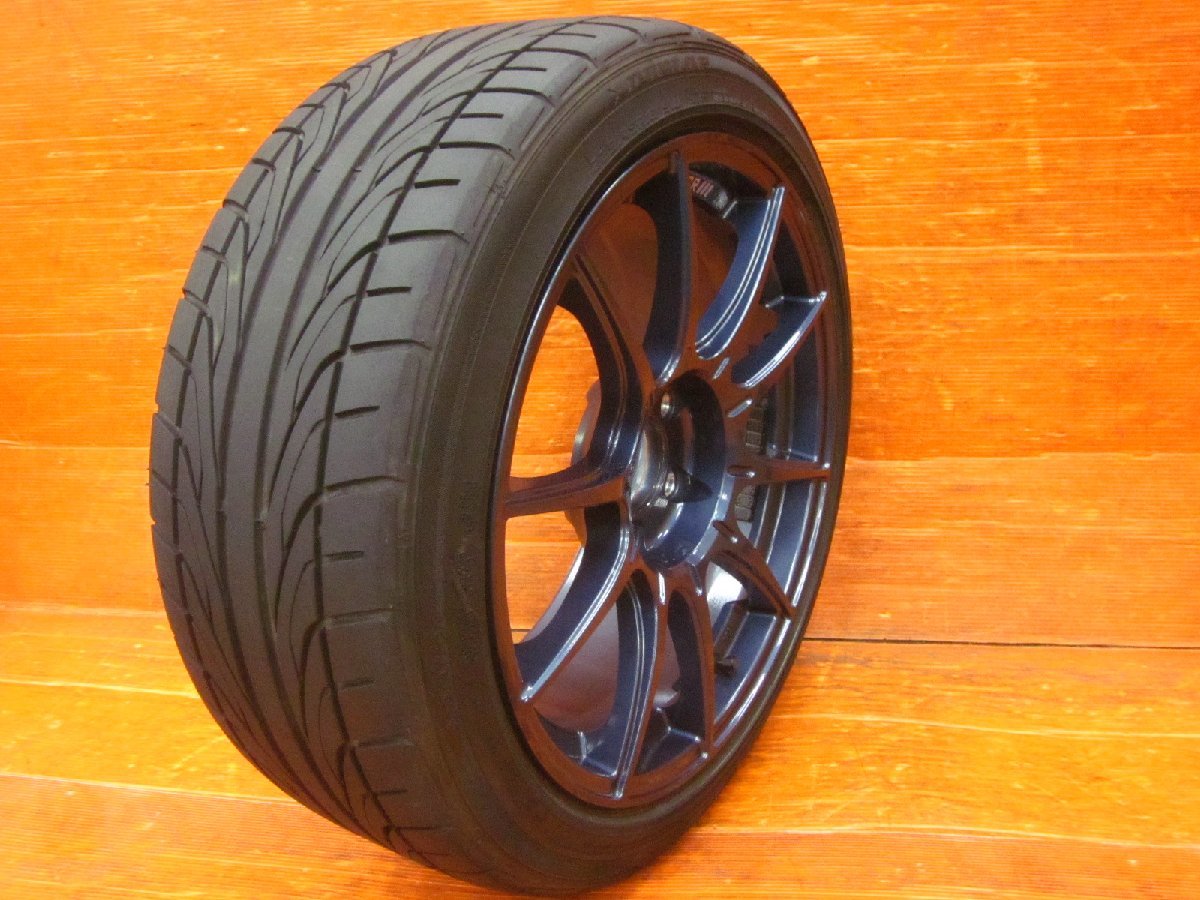 【Y4】限定色ブルーガンメタ☆SSR GTX 01 18インチ 8.5J +44 PCD114.3 5H DUNLOP DIREZZA DZ101 225/45R18 レヴォーグ/WRX S4/RX-8など☆_画像3