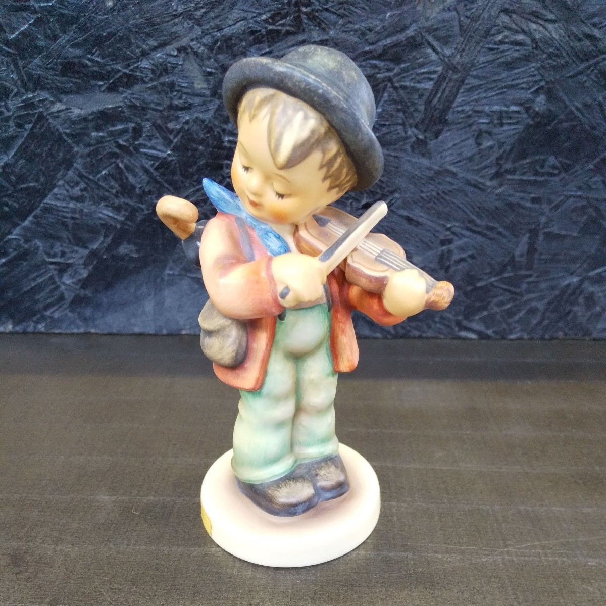 【Hummel 4「Little Fiddler」 リトルフィドラー ドイツ フンメル ヴィンテージ 陶器人形 レア 美品】