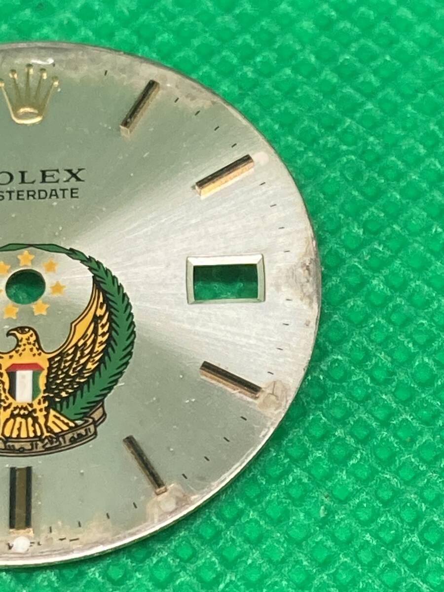 レア品 ロレックス ROLEX オイスター プレシジョン 6694 純正文字盤 シルバー UAE ダイヤル SINGER刻印 オリジナル ゴールドインデックス_画像4