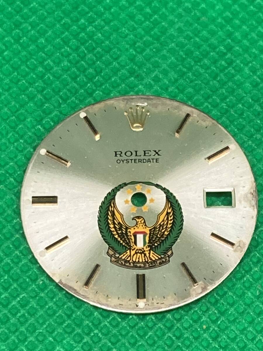 レア品 ロレックス ROLEX オイスター プレシジョン 6694 純正文字盤 シルバー UAE ダイヤル SINGER刻印 オリジナル ゴールドインデックス_画像1