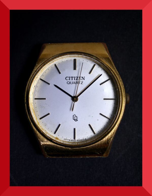 シチズン CITIZEN クォーツ 3針 4-850181 TA 男性用 メンズ 腕時計 x93