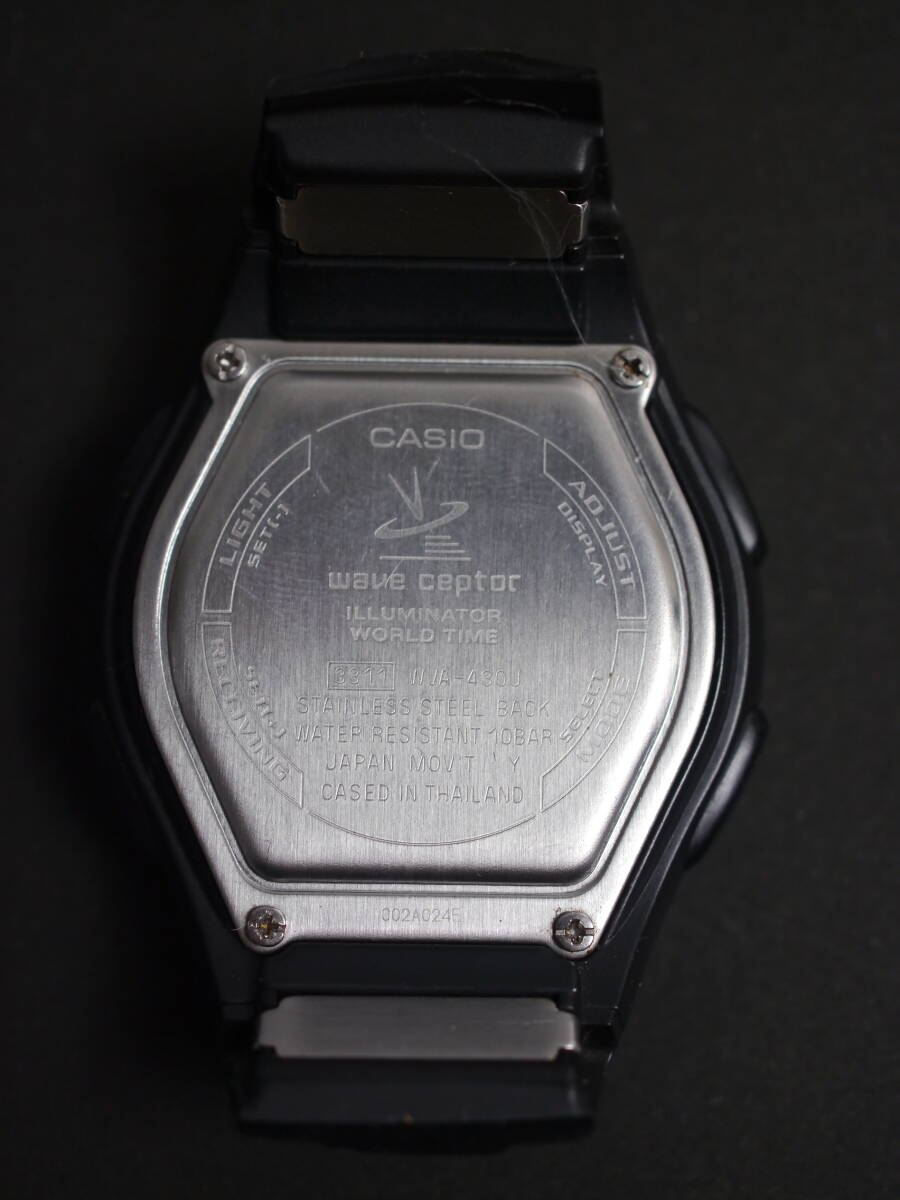 カシオ CASIO ウェーブセプター タフソーラー WVA-430J 男性用 メンズ 腕時計 W982 稼働品_画像5