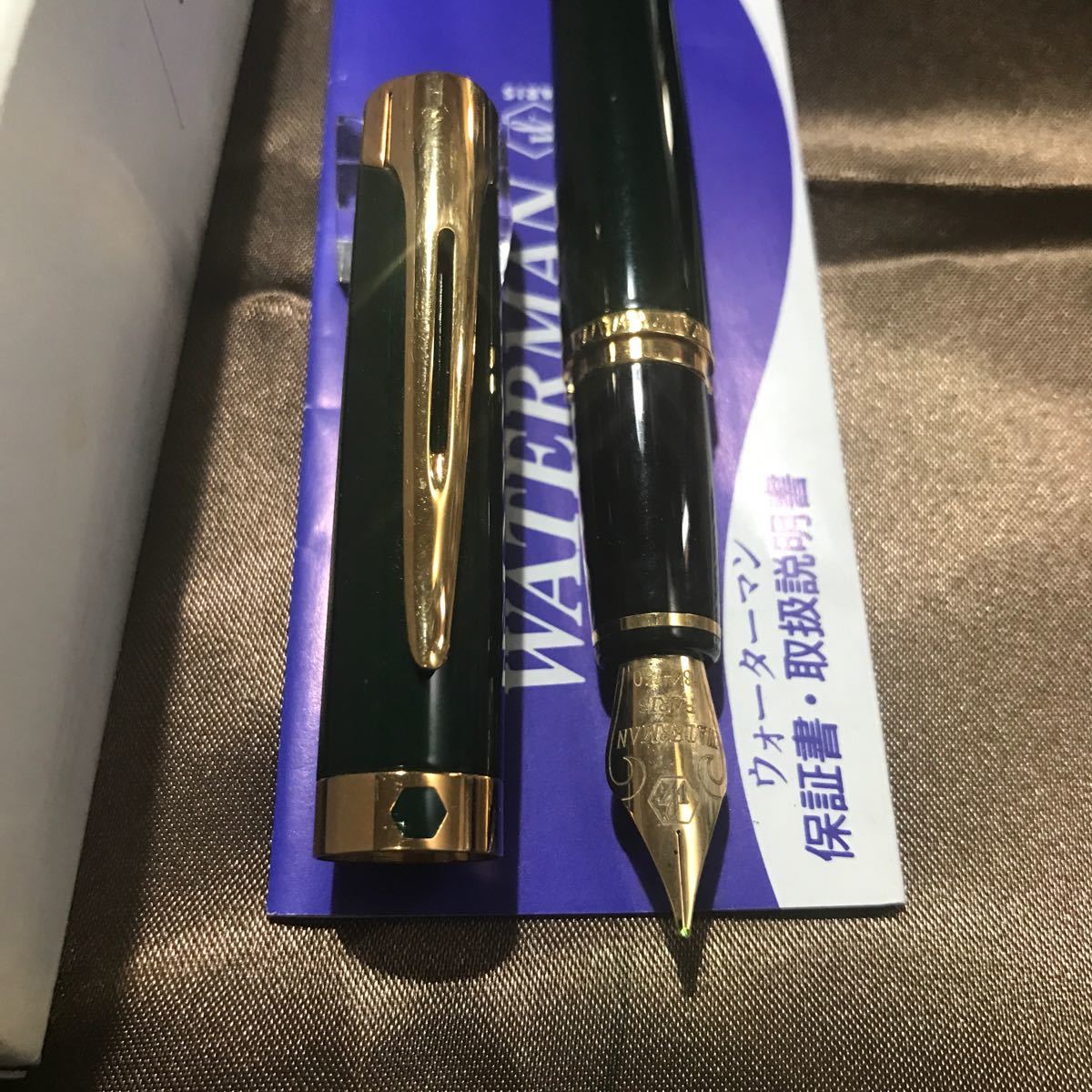 ● ウォーターマン レタロン万年筆 廃盤品 新品 18C ニブサイズM(ペン先太さ中字)● WATERMAN LETALON brand new nib size M 18C _画像6