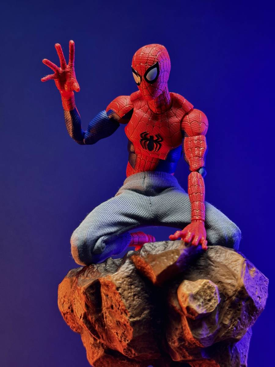 千値練スパイダーマン ピーター・B・パーカー用アウトフィット コート ズボン セット