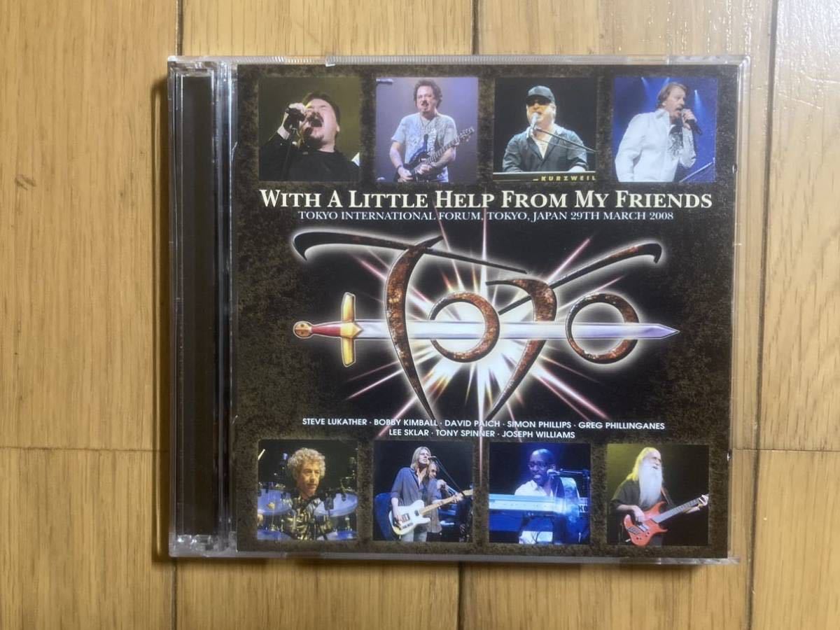 TOTO トト / WITH A LITTLE HELP FROM MY FRIENDS - TOKYO 2008 SOUNDBOARD 2CD ボズスキャッグス_画像1