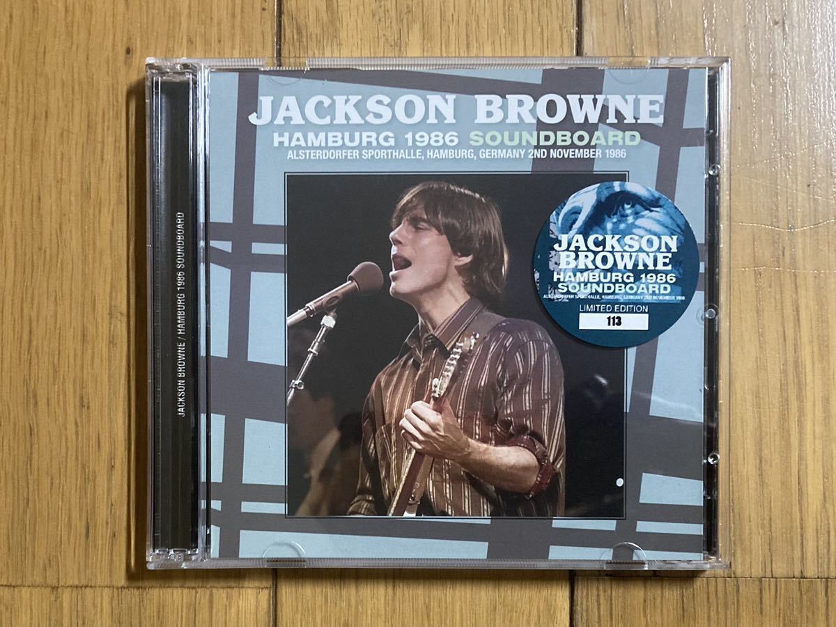 JACKSON BROWNE ジャクソンブラウン / HAMBURG 1986 SOUNDBOARD 2CD ＋DVD ROCKPALAST 1986_画像1