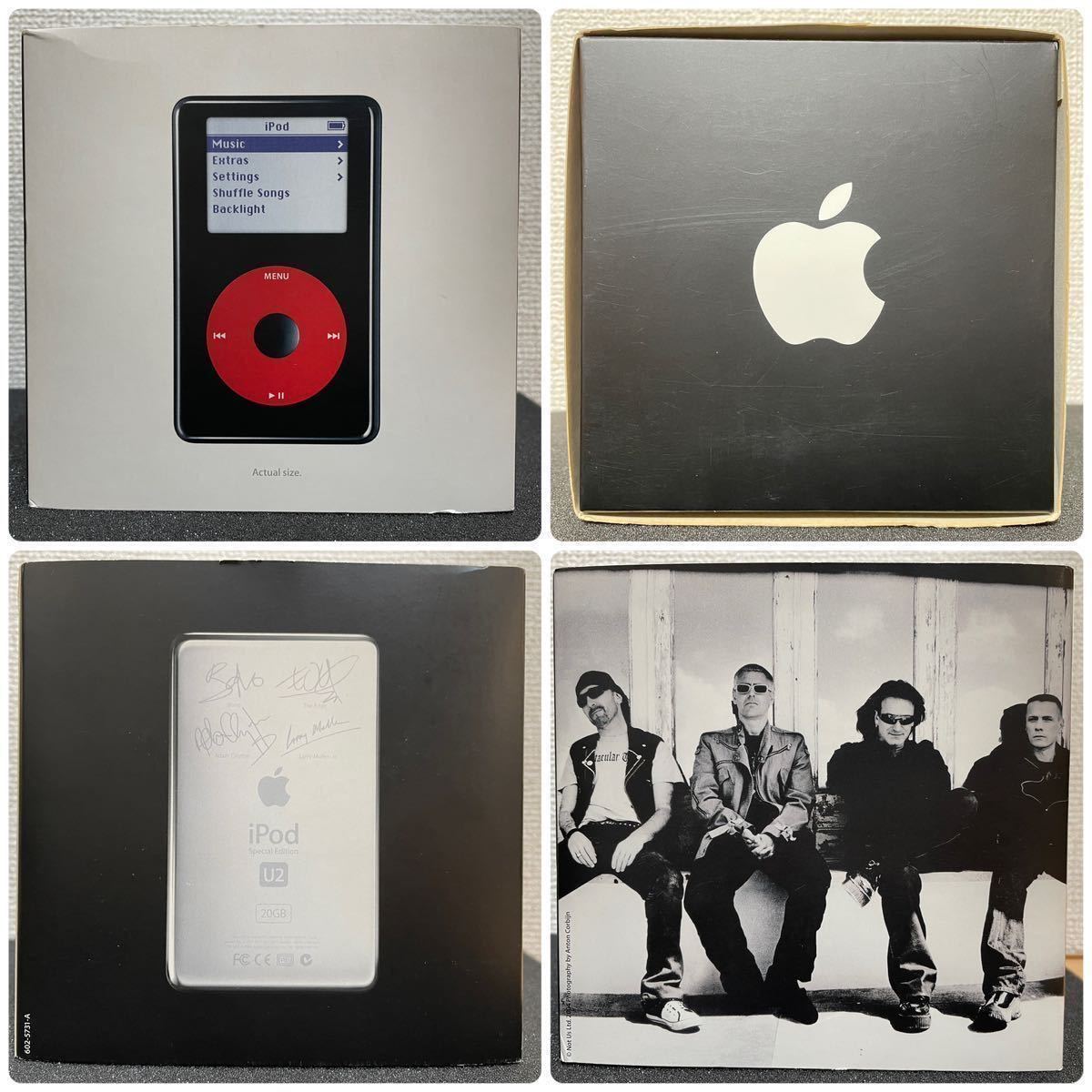 【箱付】Apple iPod U2 Special Edition 20GB 第4世代 A1059 アップル M9787J/A【ジャンク】_画像2
