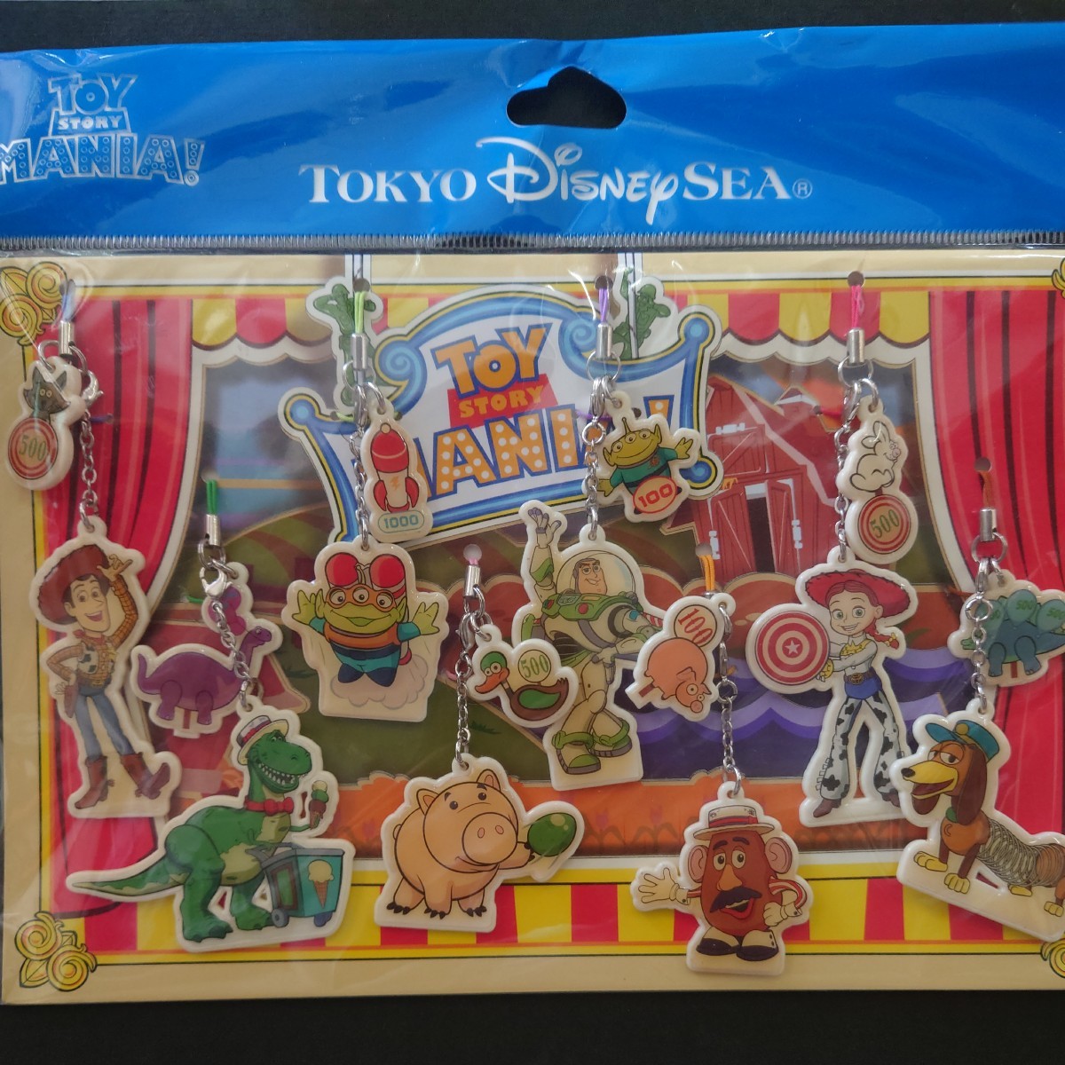 東京ディズニーリゾート トイ・ストーリー ストラップセット コンプリート ◇東京ディズニーシー◇トイストーリーマニア◇ストラップ◇①