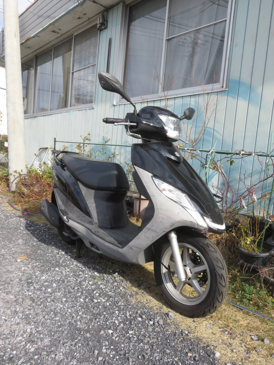 部品取り車　アドレス125　DT11A型　エンジンパンク　書付き　現状販売　静岡市清水区から_画像2