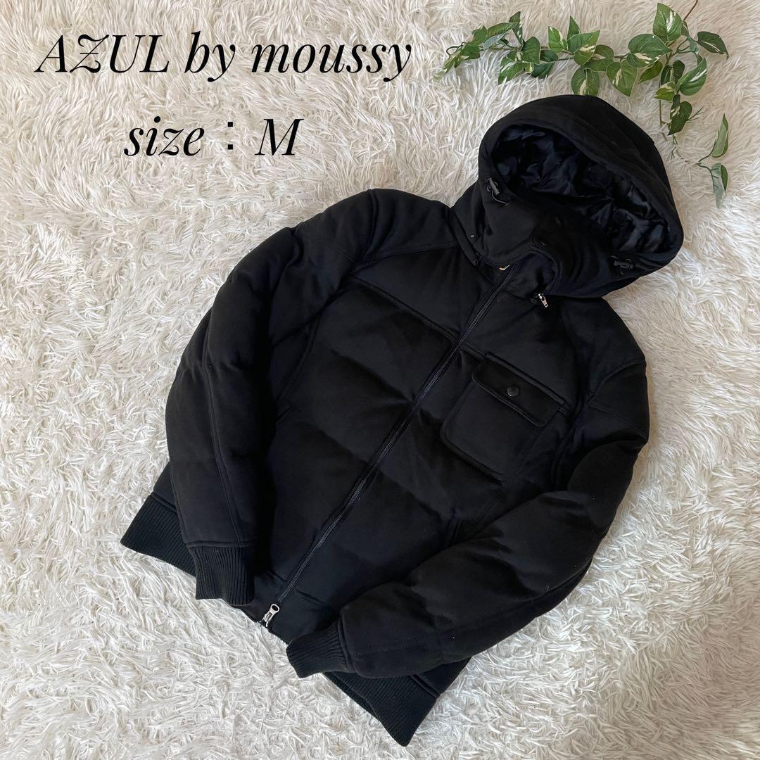 AZUL by moussy レディース ダウンジャケット アウター M 黒｜Yahoo