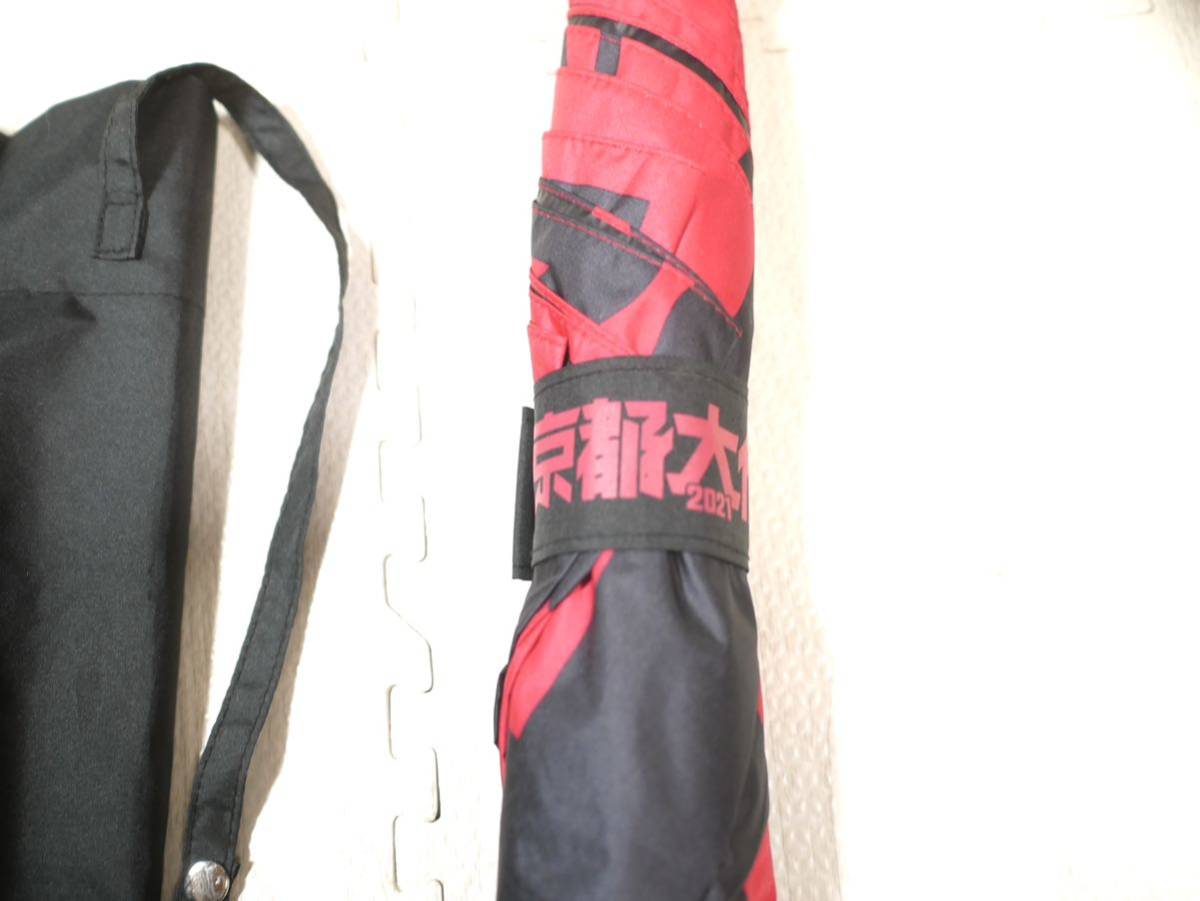 京都大作戦2021 × KIU 折りたたみ傘 ブラック/レッド　黒　赤　雨傘 アンブレラ_画像3