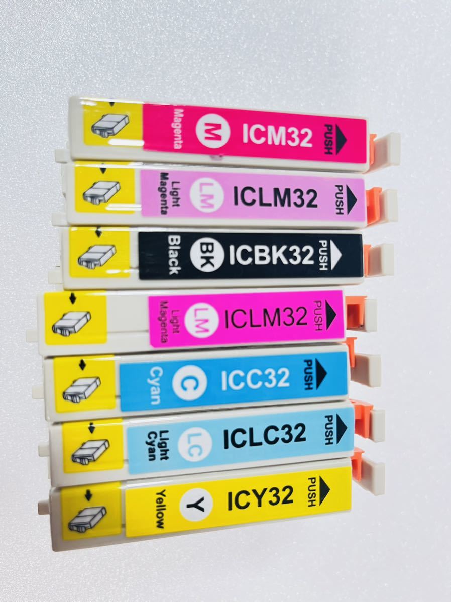 1本どれでも99円　互換 インク エプソン ICM32 ICLM32 ICBK32 ICLM32 ICC32 ICLC32 ICY32 マゼンタ　黒　シアン　イエロー　ブラック_画像2