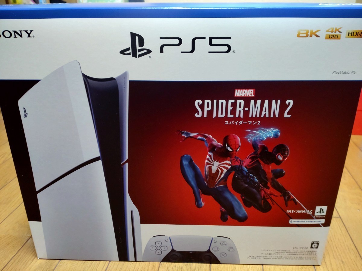 新品未開封☆PS5 本体 PlayStation5 Marvel's Spider-Man 2 同梱版