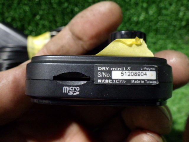 A222-19　ユピテル　DRY-mini1X　ドライブレコーダー　SDカード欠品　手渡し不可商品_画像5