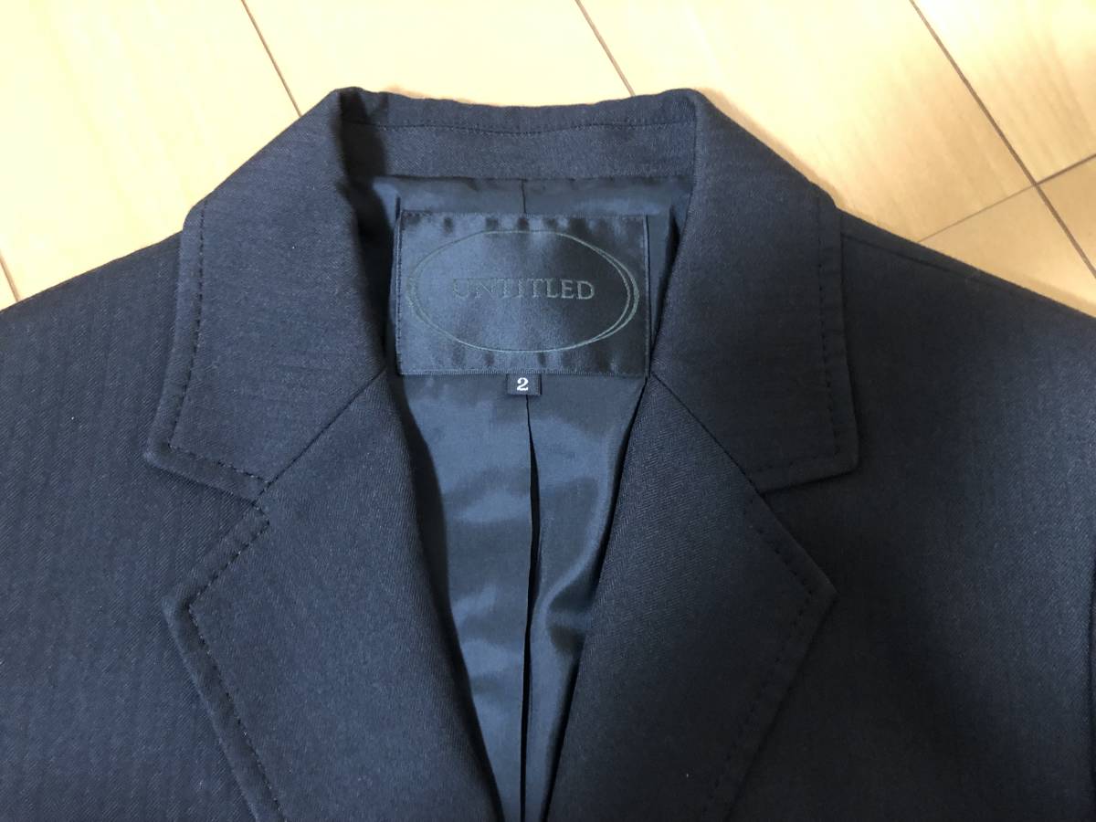 美品 UNTITLED アンタイトル パンツ スーツ ジャケット 上下 美品 UNTITLED アンタイトル パンツ スーツ ジャケット 上下