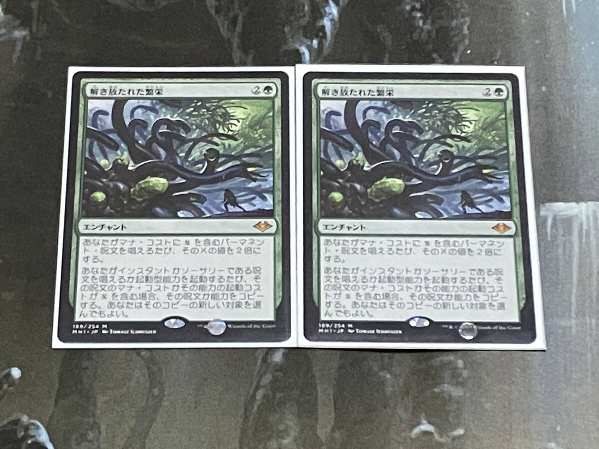 MTG 解き放たれた繁栄/Unbound Flourishing 日 2枚迄_画像1