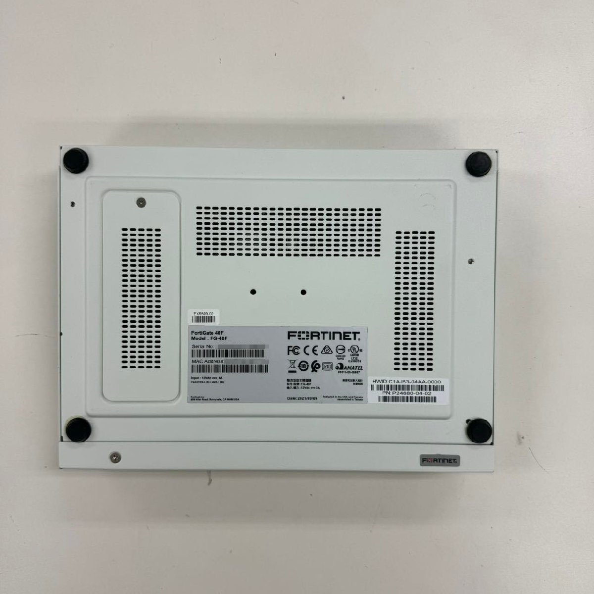 FortiGate 40F FG-40F 動作未検査の画像2