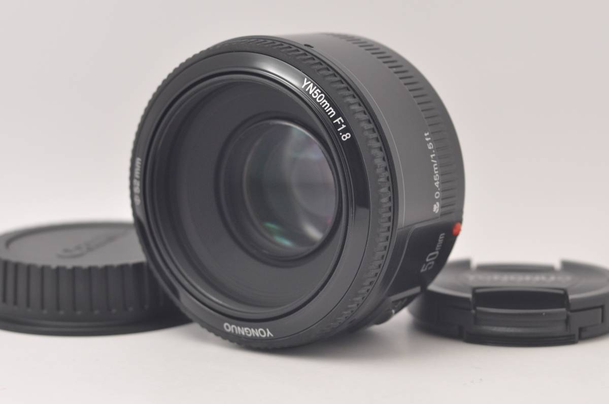 ★極上品★ YONGNUO YN 50mm F1.8 キャノン L1295#I528
