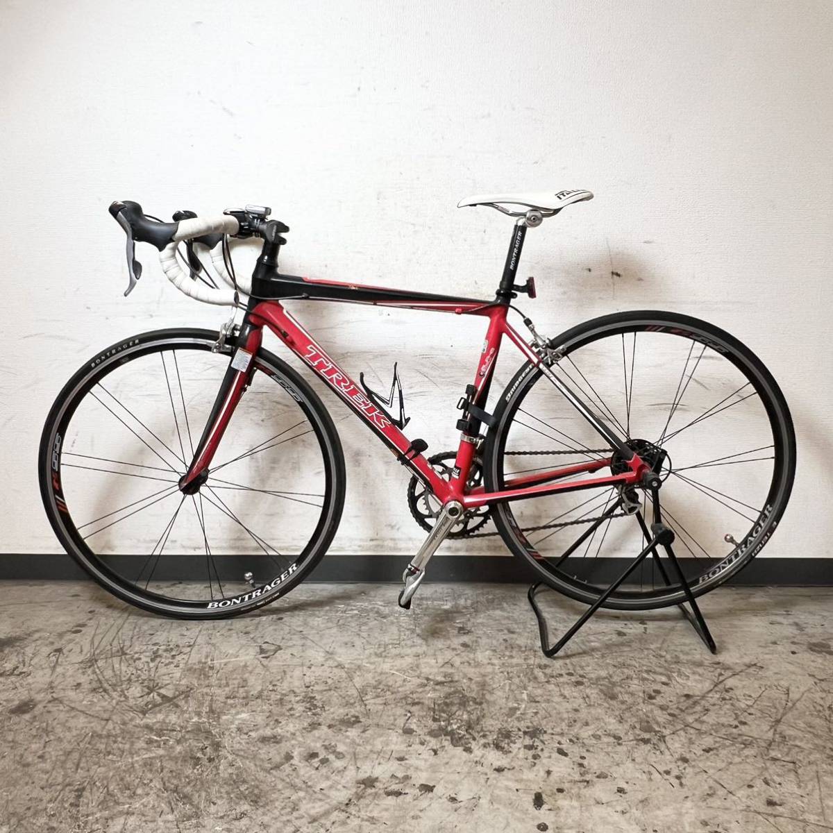 209＊中古品 TREK ALPHA ロードバイク 自転車 レッド サイクリング 50cm EN14781 現状品＊_画像1