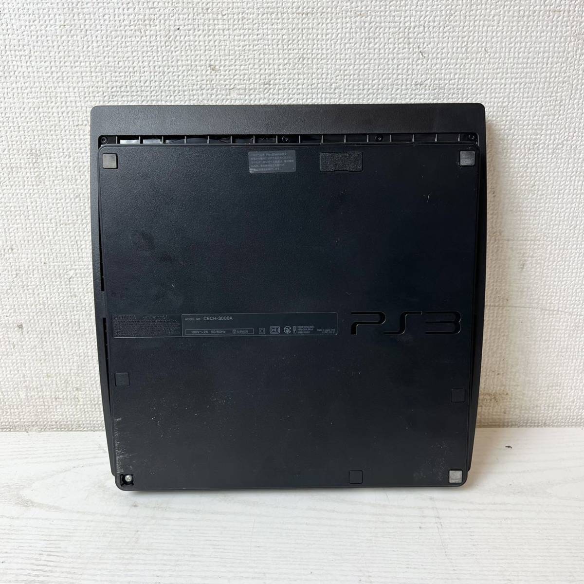 222＊中古品 SONY PS3 PlayStation3 CECH-3000A ブラック 160GB プレイステーション3 本体のみ プレステ3 動作未確認 現状品＊_画像7