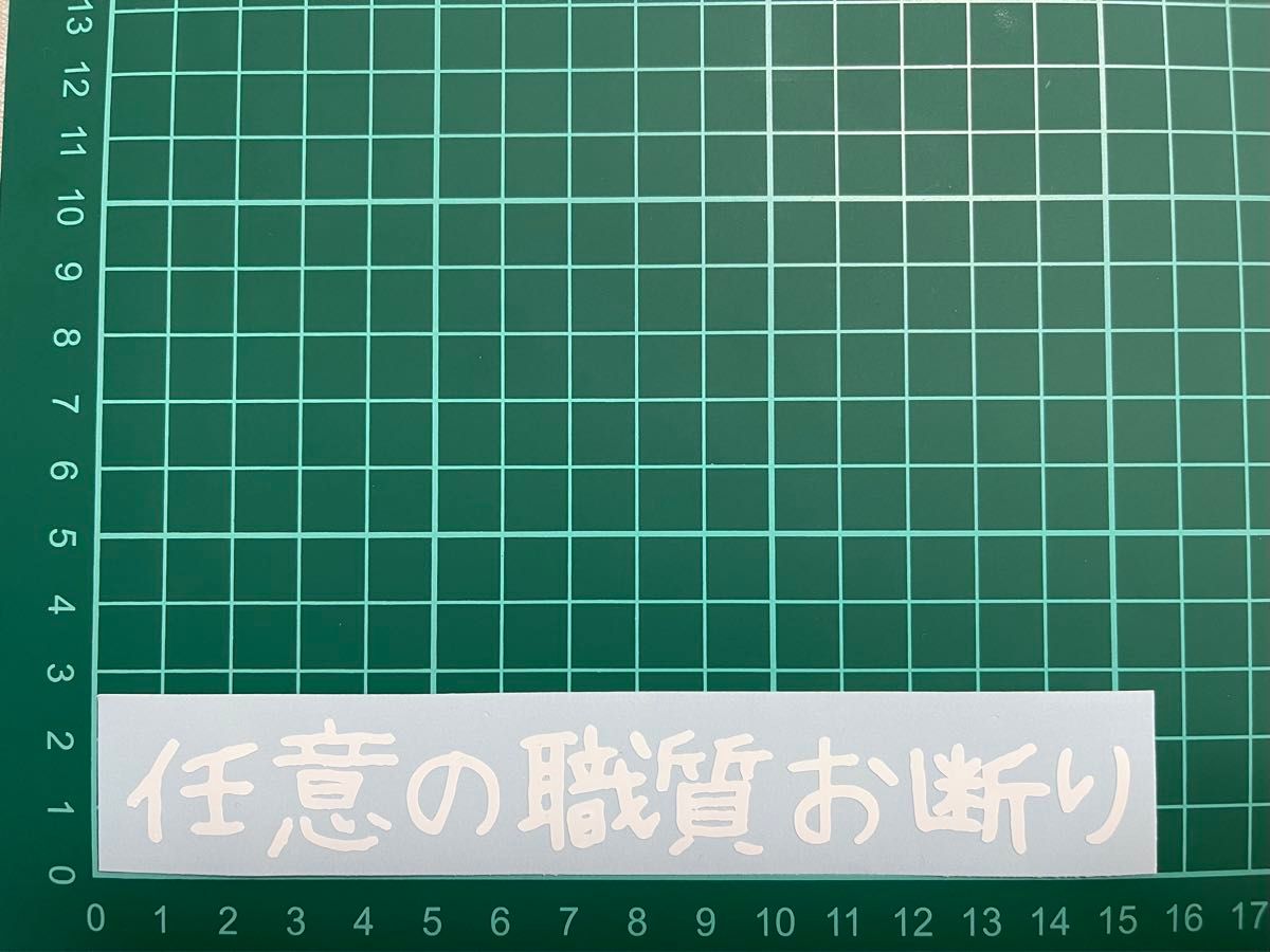 カッティングステッカー　車　バイク　シール　詩　ステッカー　トラック　おもしろ　デコトラ　警察　職質　文字　ジョーク　反社　不良