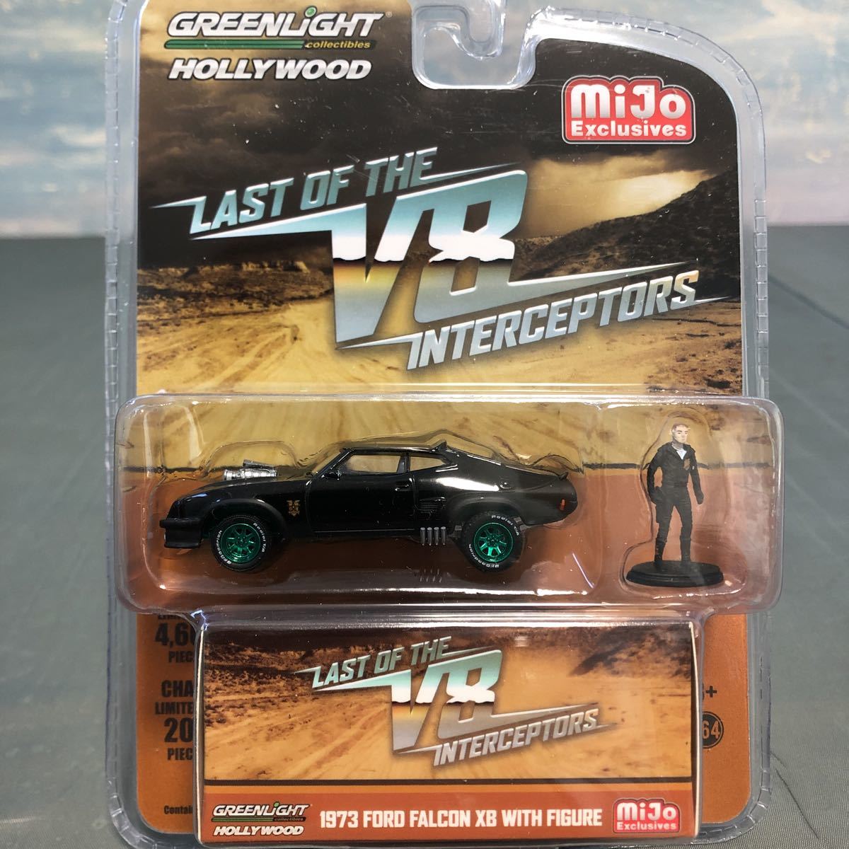 GREENLIGHT 1/64 1973 FORD FALCON XB WITH FIGURE LAST OF THE V8 INTERCEPTORS mijo Exclusives グリーンライト グリーンマシーン マシン