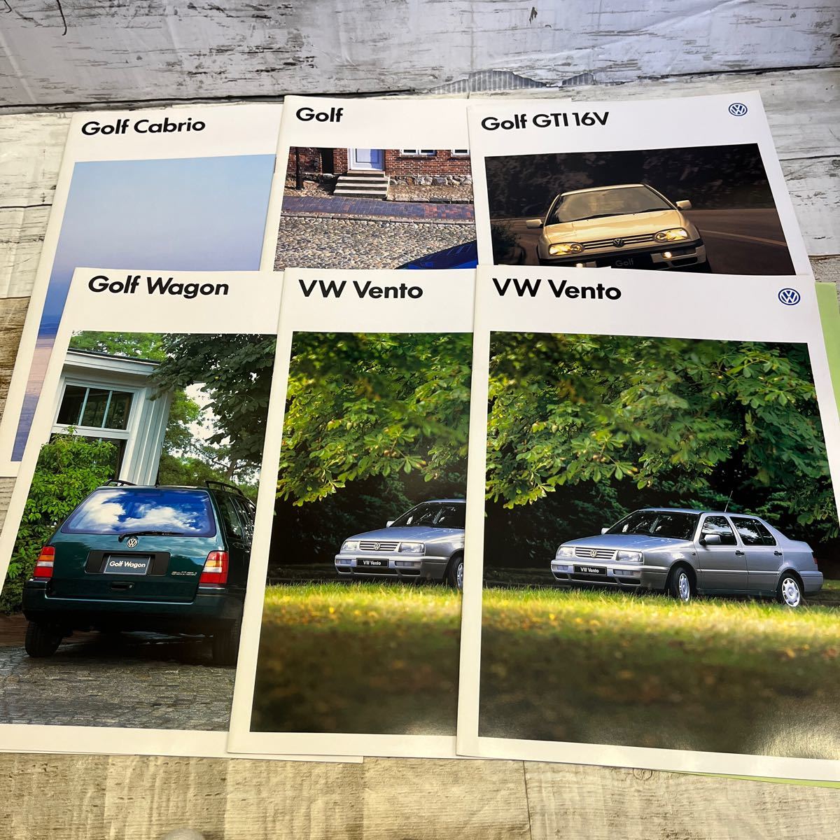 P826 フォルクスワーゲン　Golf Cabrio GTI Wagon VW Vento カタログ　まとめ_画像1