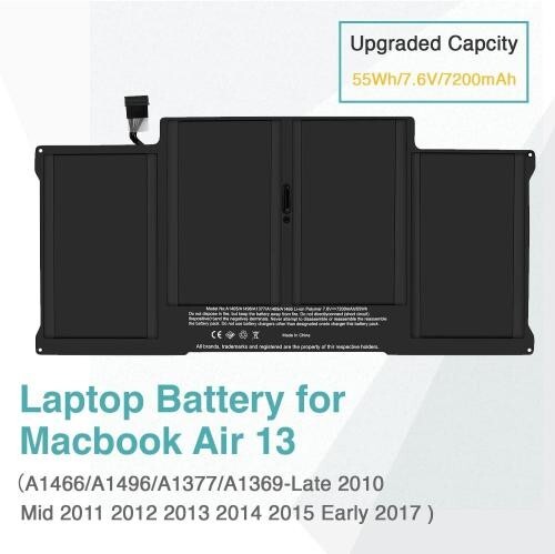 A1405 バッテリー適用Mac Book Air 13 InchバッテリーA1377 A1405 A1466ミッド 2012 年_画像2