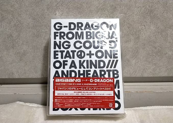  【未使用】G-DRAGON from BIGBANG「COUP D'ETAT[+ONE OF A KIND&HEARTBREAKER]」ジードラゴン　コンプリートベスト 定価: ￥ 8381_画像1