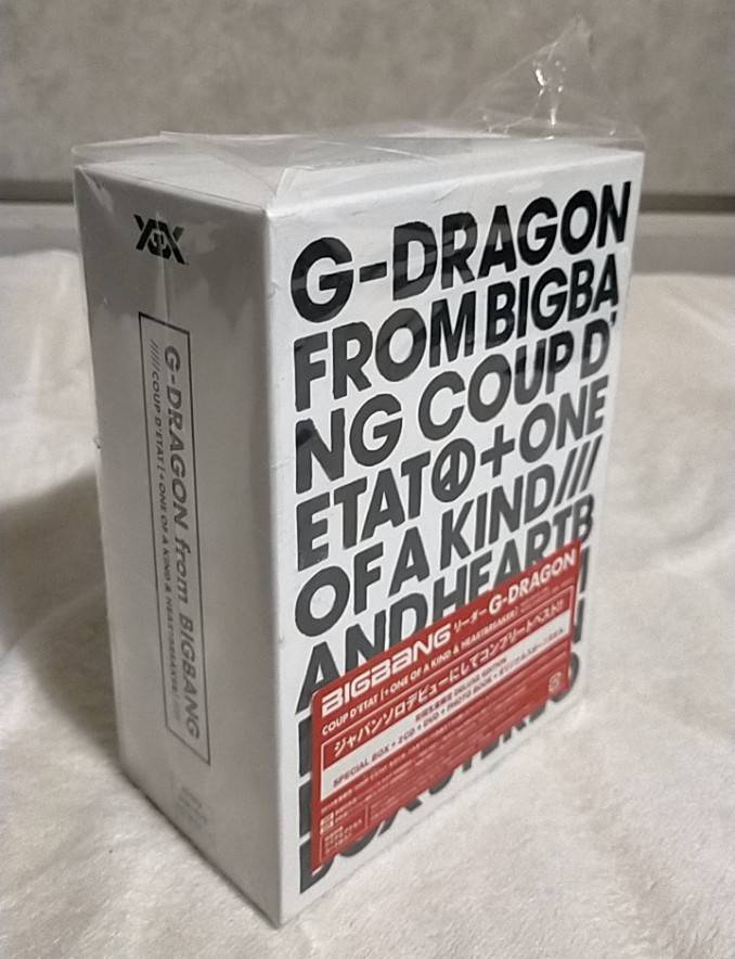  【未使用】G-DRAGON from BIGBANG「COUP D'ETAT[+ONE OF A KIND&HEARTBREAKER]」ジードラゴン　コンプリートベスト 定価: ￥ 8381_画像4