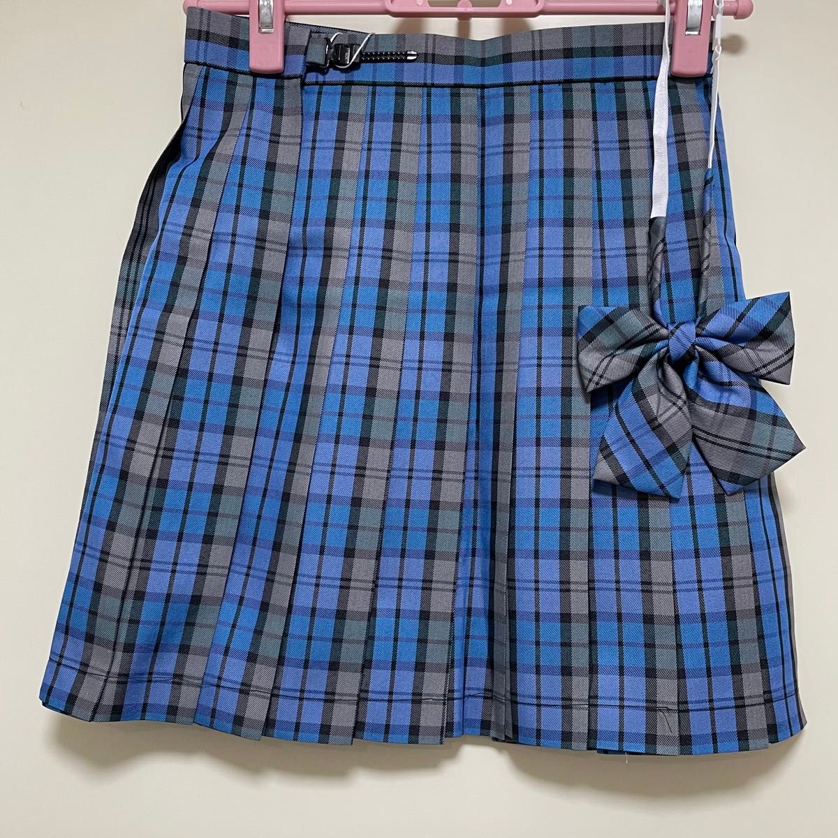 【353XL】チェックスカート　コスプレ衣装　新栄高校風　大きいサイズ