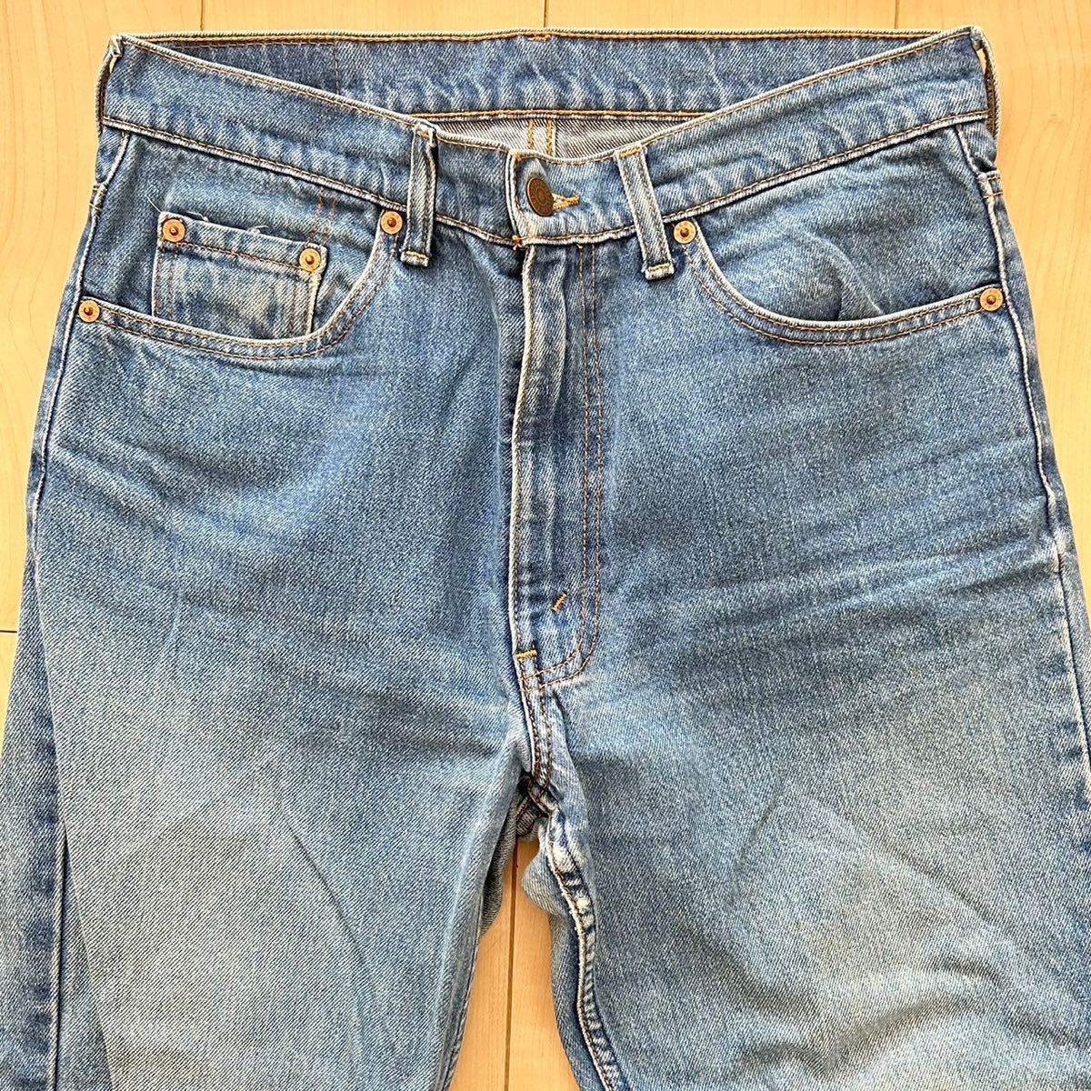 90s Levi's 515 リーバイス ワイド テーパード デニムパンツ ジーンズ ジーパン W31 L34 レトロ ヴィンテージ アメカジ 古着の画像4