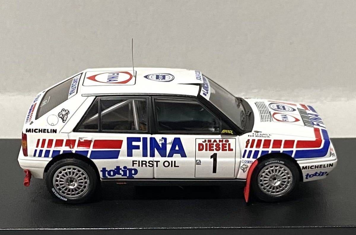 hpi MIRAGE ランチア デルタ インテグラーレ 16V No.1 D.オリオール 1991 サンレモラリー 優勝 FINA_画像4