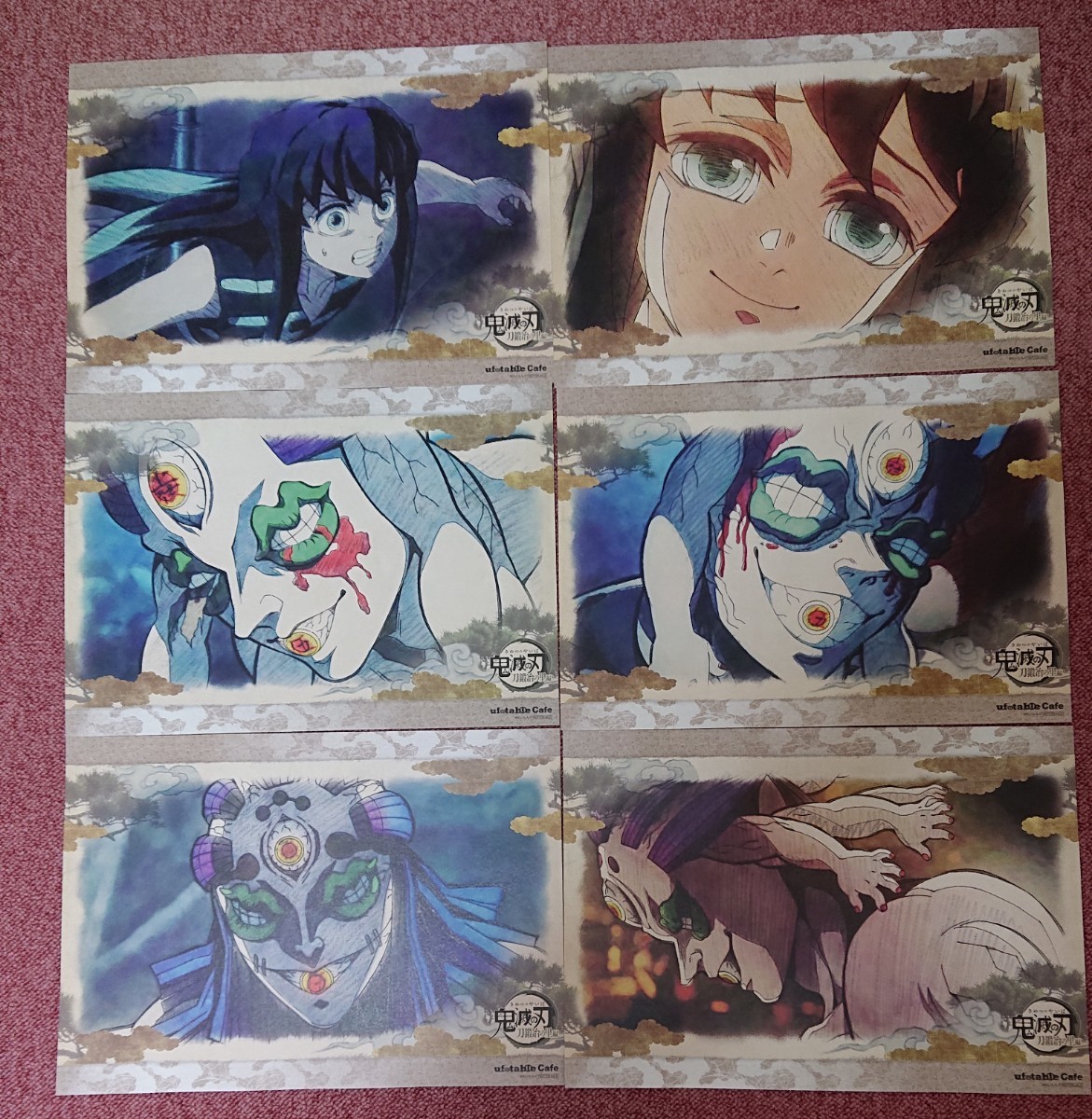 鬼滅の刃 ufotable カフェ 立志編 キャラクター絵巻 刀鍛冶の里 鬼滅の刃 ufotable カフェ 立志編 キャラクター絵巻 刀鍛冶の里