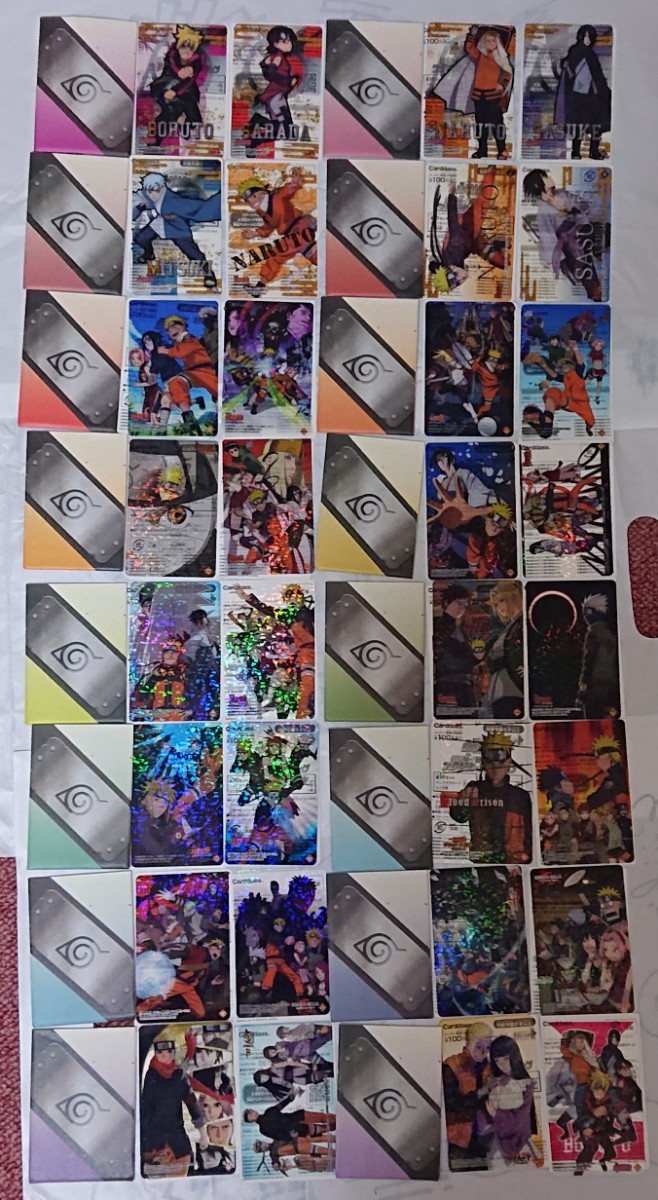 BORUTO NARUTO THE MOVIE クリアキラカードコレクション 全16セット カードダス_画像1