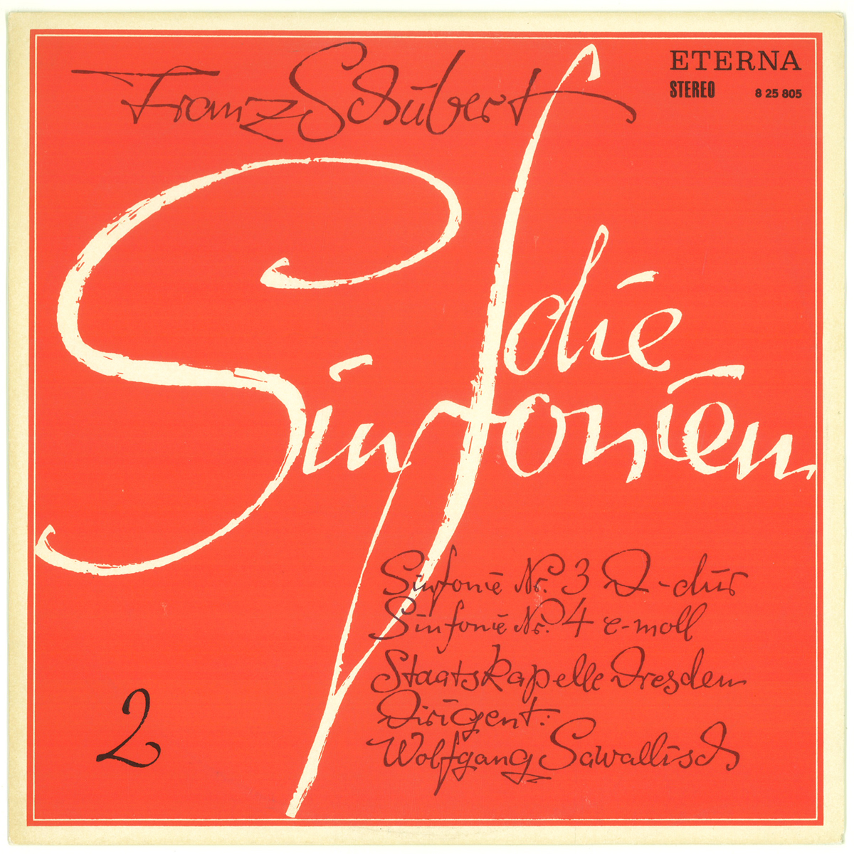 東独Eterna 825804/8 シューベルト「交響曲全集」 サヴァリッシュ シュターツカペレ・ドレスデンの画像3