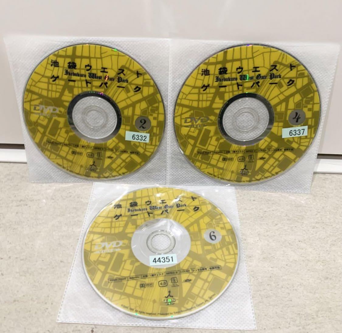 池袋ウエストゲートパーク DVD 全6巻 全巻セット レンタル落ち 池袋ウエストゲートパーク DVD 全6巻 全巻セット レンタル落ち