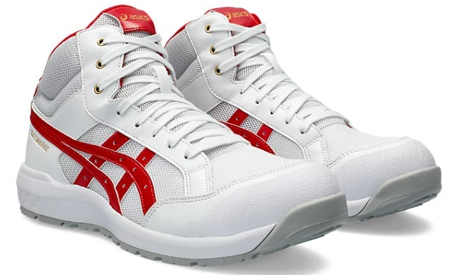 CP218-100 29.0cm color ( white * Classic red ) Asics safety shoes new goods ( tax included )
