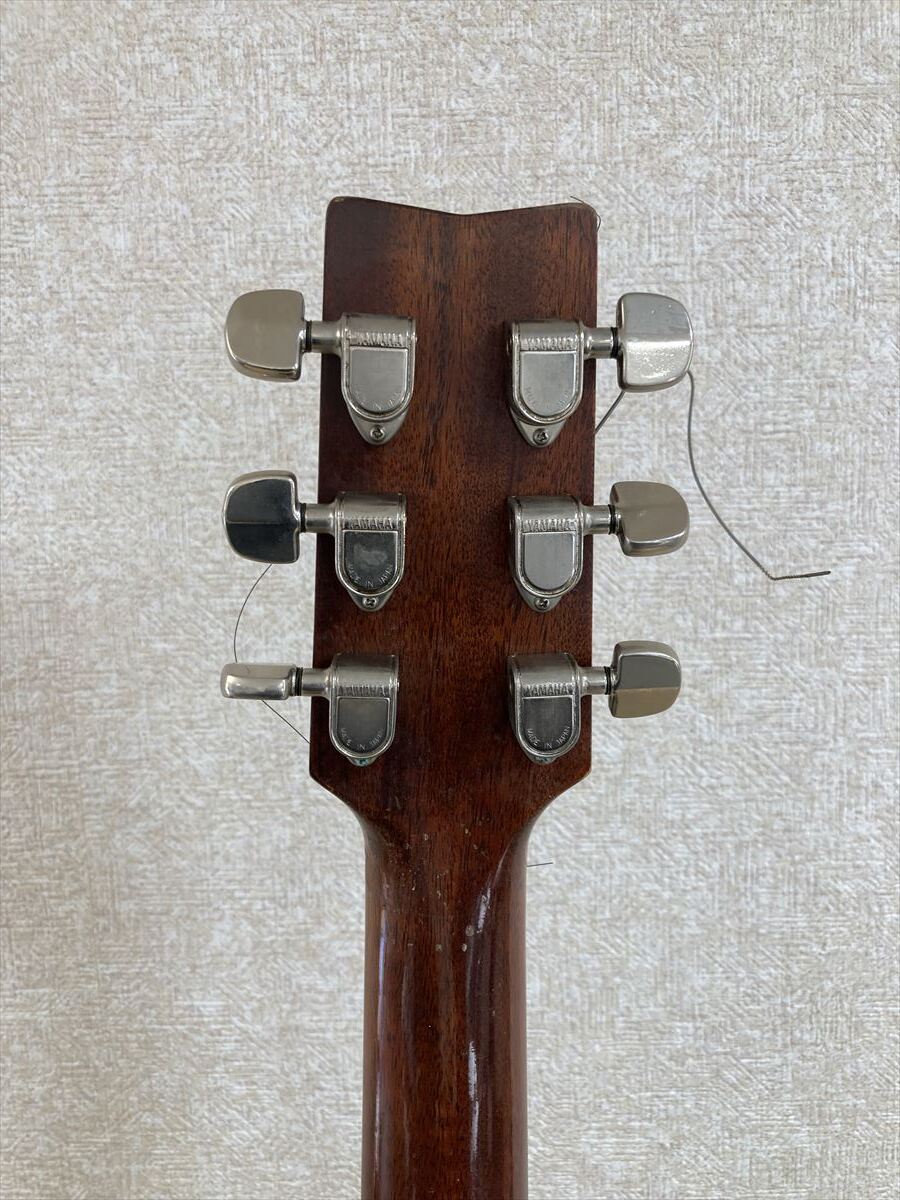 YAMAHA ヤマハ FG-300J アコースティックギター アコギ 黒ラベル ハードケース付属 弦楽器 動作未確認 中古現状品 全長約102cm 2 カ 5166_画像9